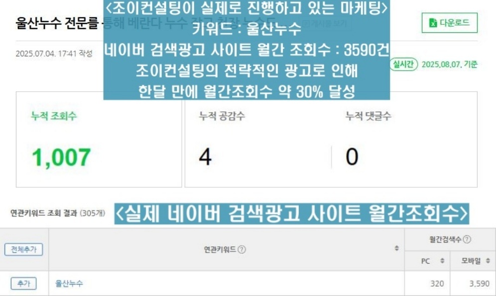 상위노출 조회수