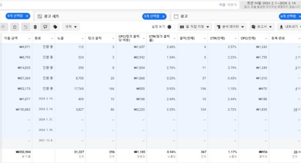 페이스북 광고대행 성공사례